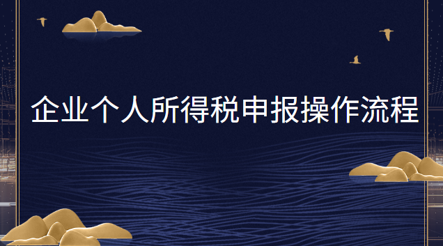 企業(yè)個(gè)人所得稅如何申報(bào)操作流程(個(gè)人所得稅申報(bào)流程視頻教程)